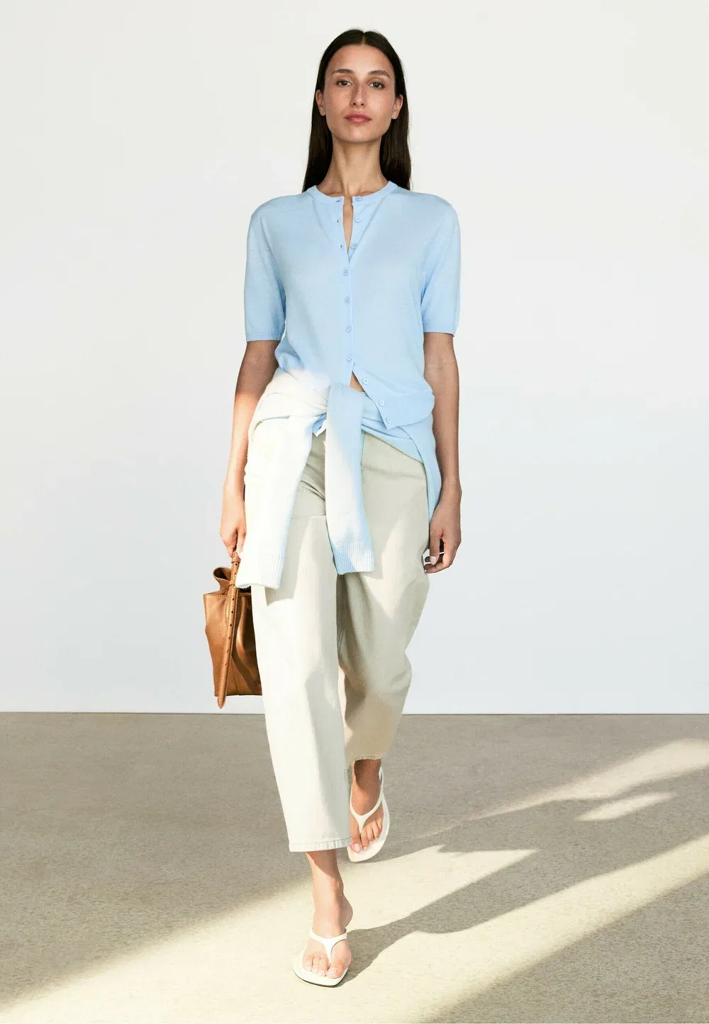 Кардиган Massimo Dutti, Light Blue — фото 4