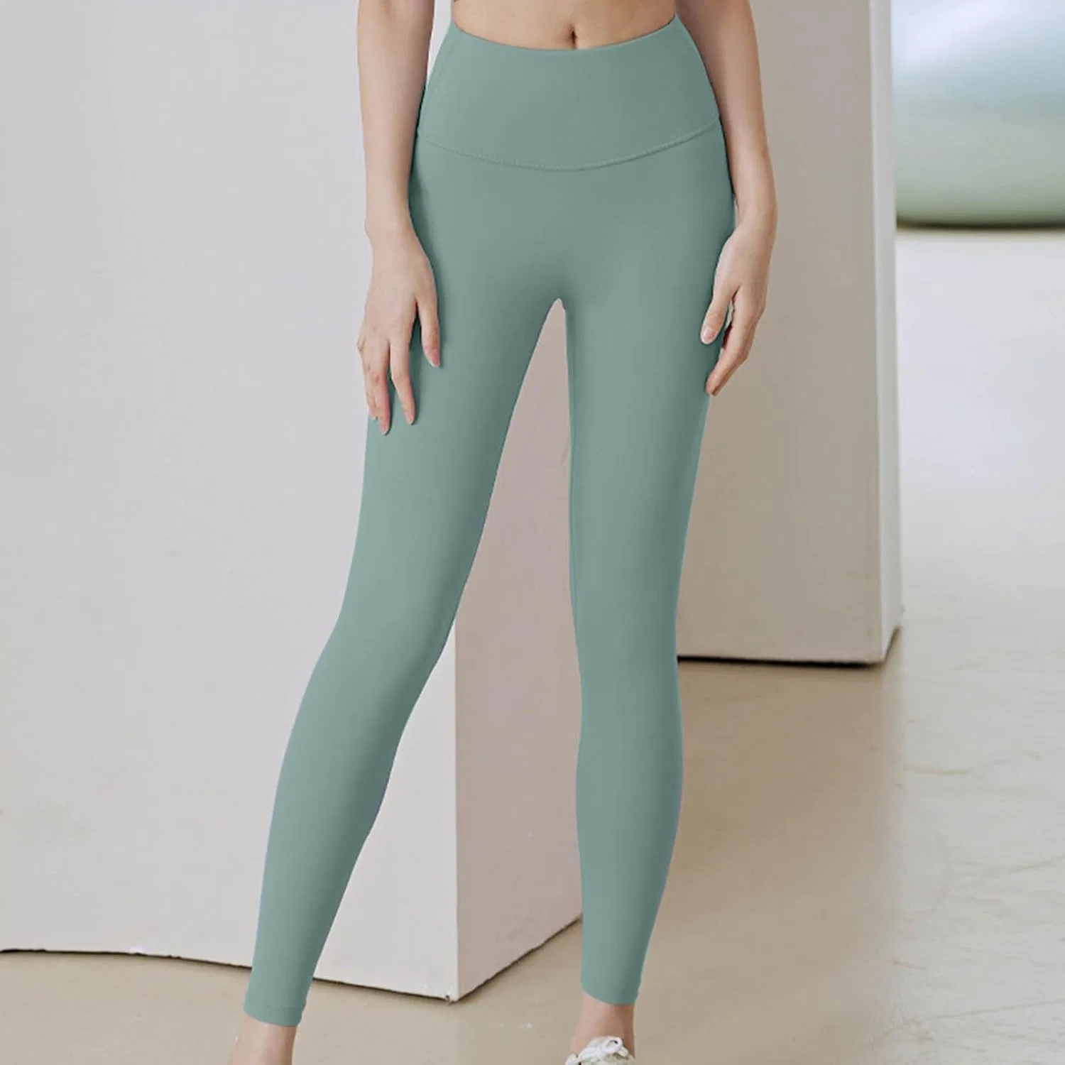 Леггинсы для фитнеса с высокой талией, Generic, A02_army Green — фото 4