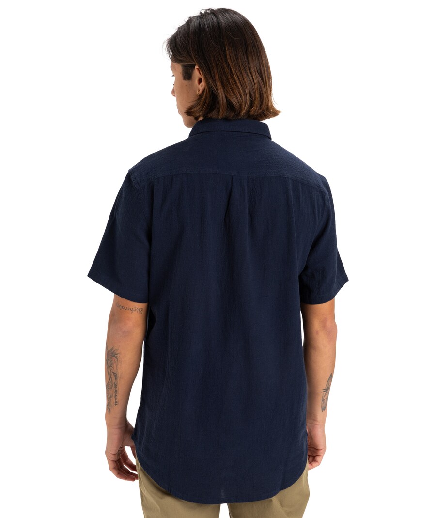 

Рубашка на пуговицах классического кроя QUIKSILVER, Dark blue