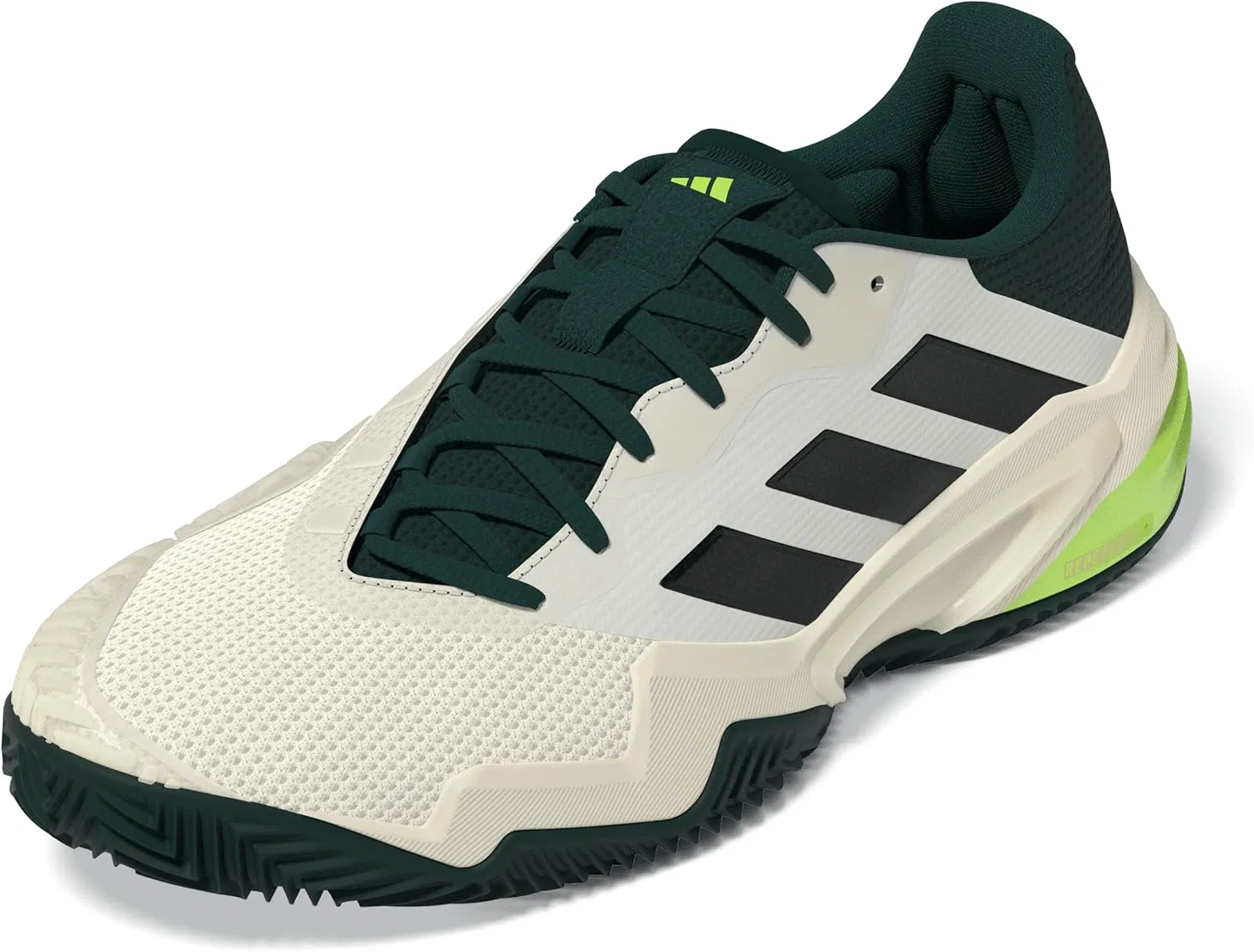 Кроссовки теннисные adidas Barricade 13 Clay, Off White/Black/Aurora Ivy