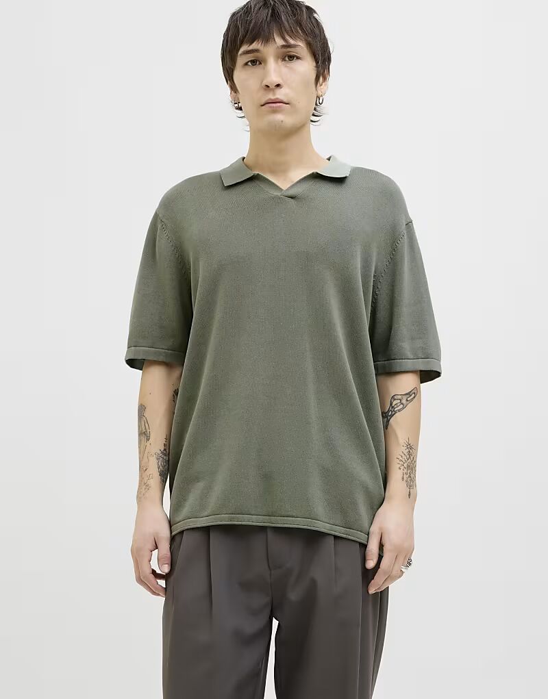 

Поло Jack & Jones цвета агавы