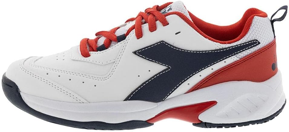 Теннисные кроссовки Diadora Junior S.Challenge 5 SL бело-синие — фото 3