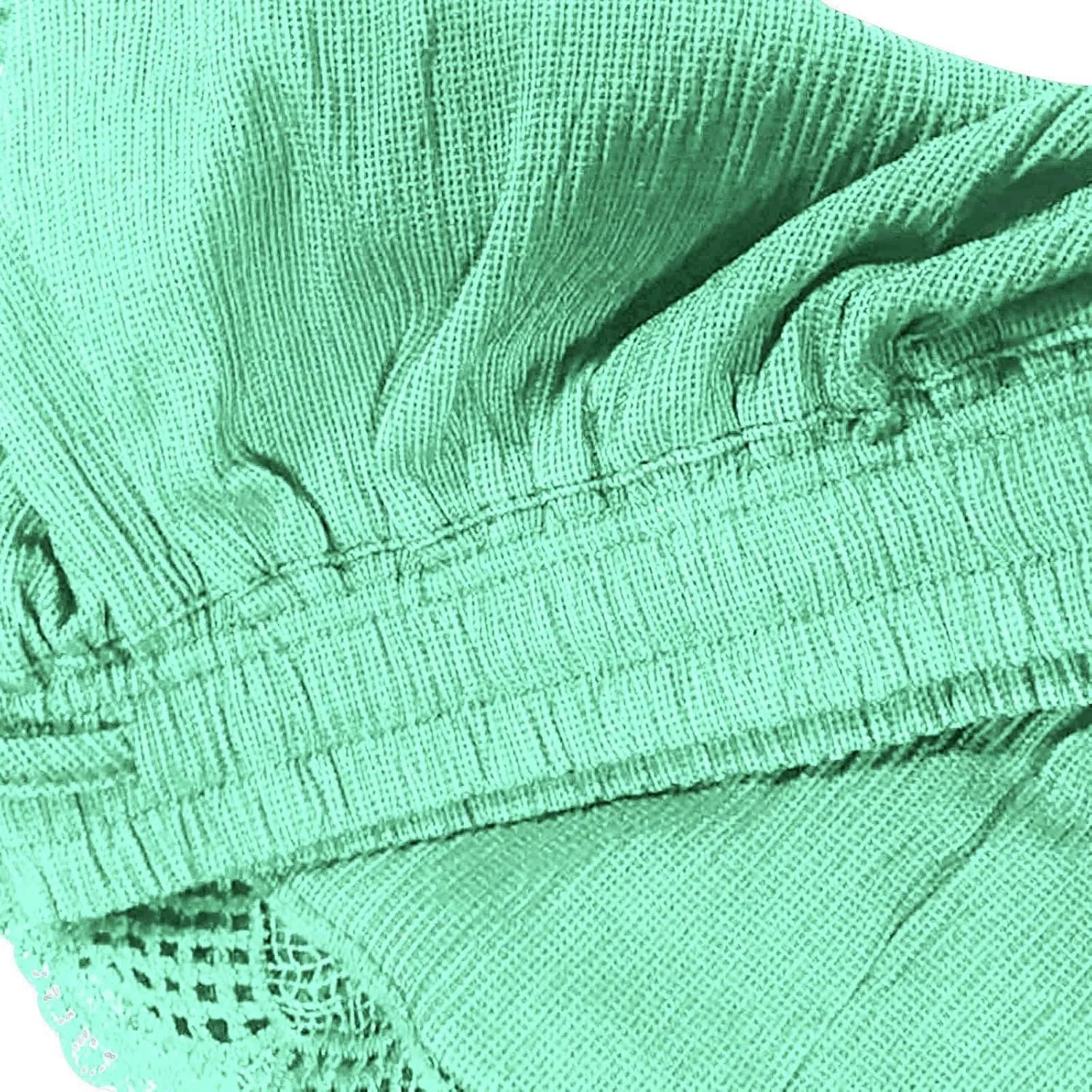 Шорты спортивные женские, бренд Generic, цвет Mint Green — фото 4