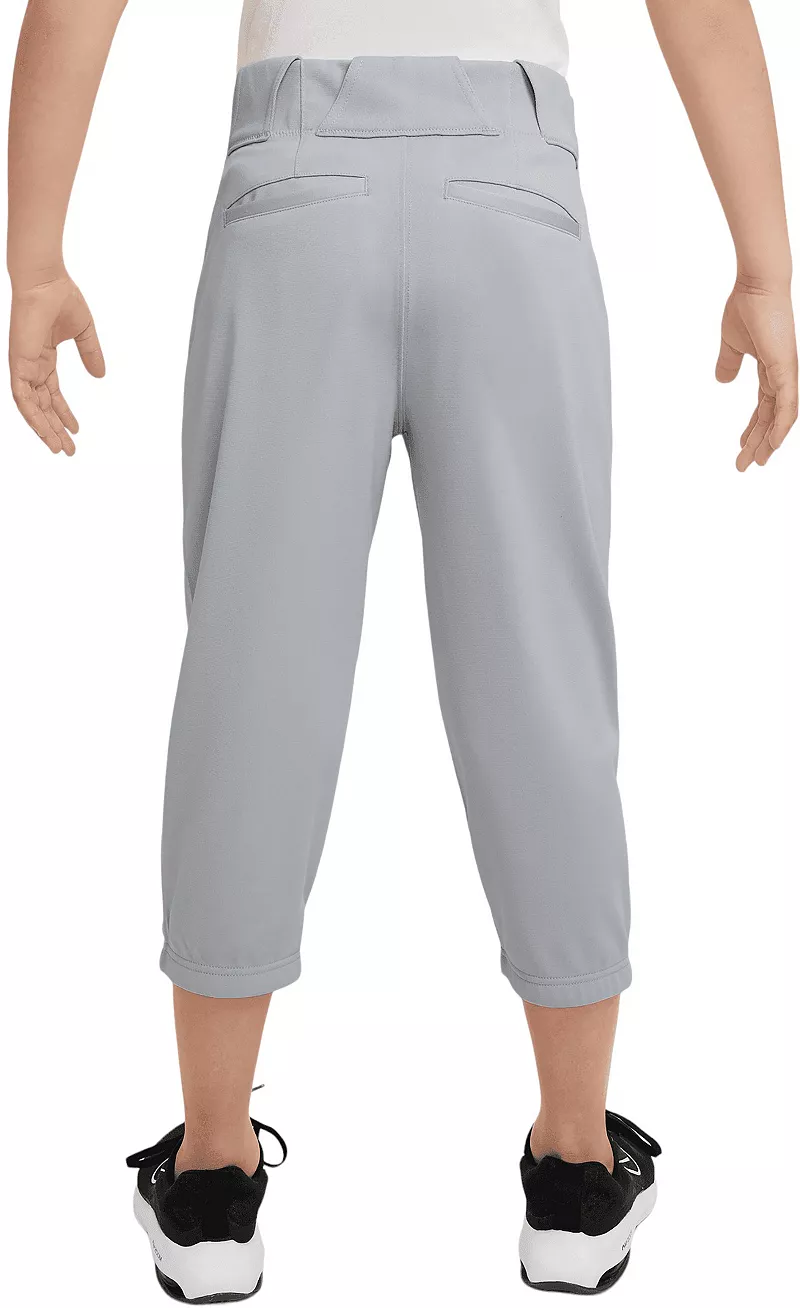 Высокие бейсбольные брюки Nike Vapor Select 2 для мальчиков, цвет Wolf Grey/Black — фото 3