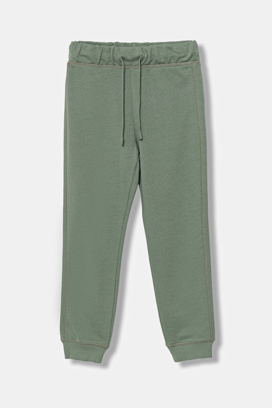 

Детские хлопковые спортивные брюки United Colors Of Benetton, зеленый