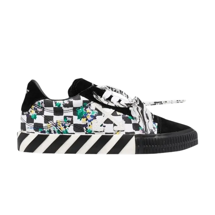 Кроссовки Off-White Wmns Vulc Sneaker, Black White Check Digi Camo