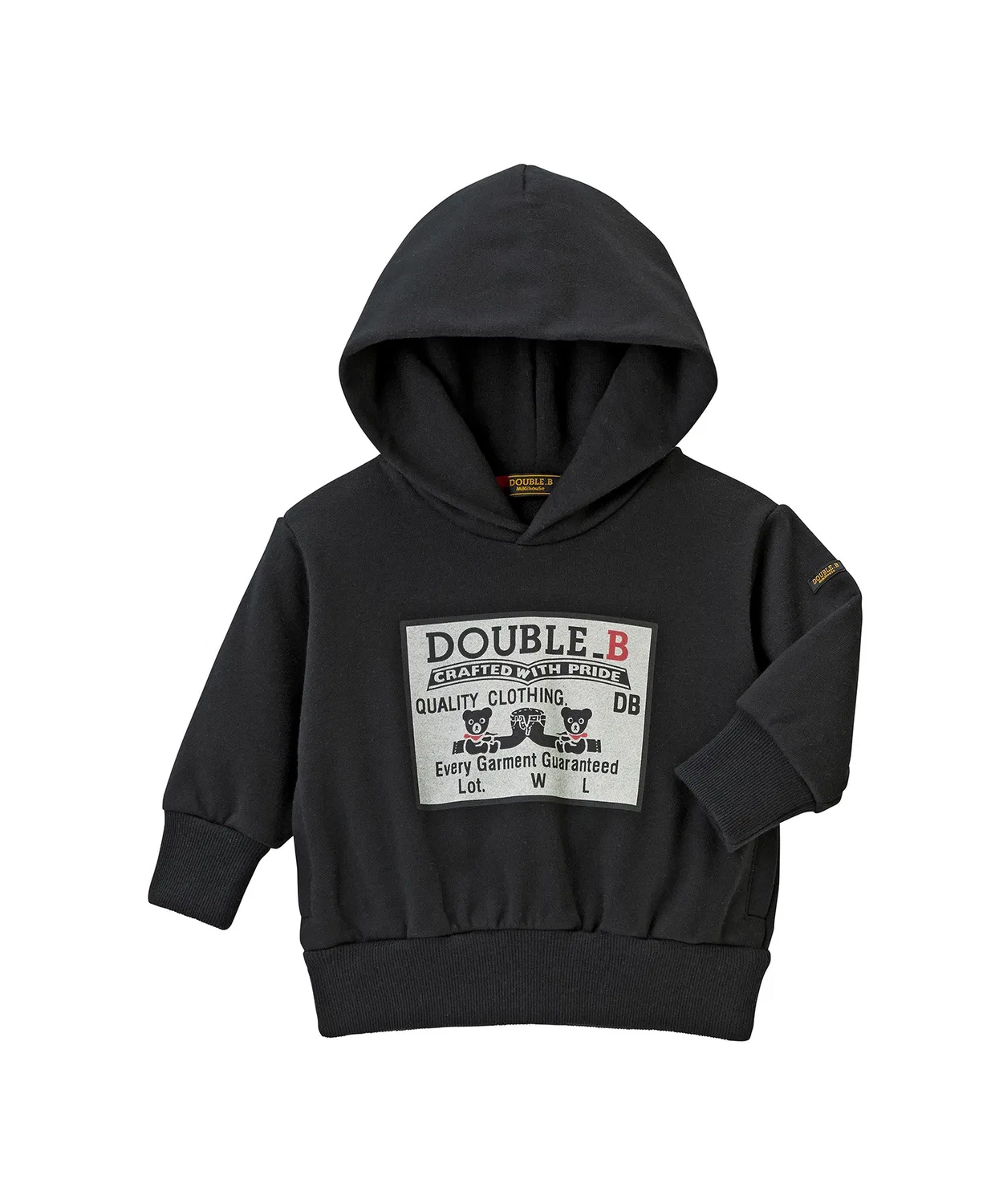 Худи TBM Two Bear Mark из хлопка, чёрное