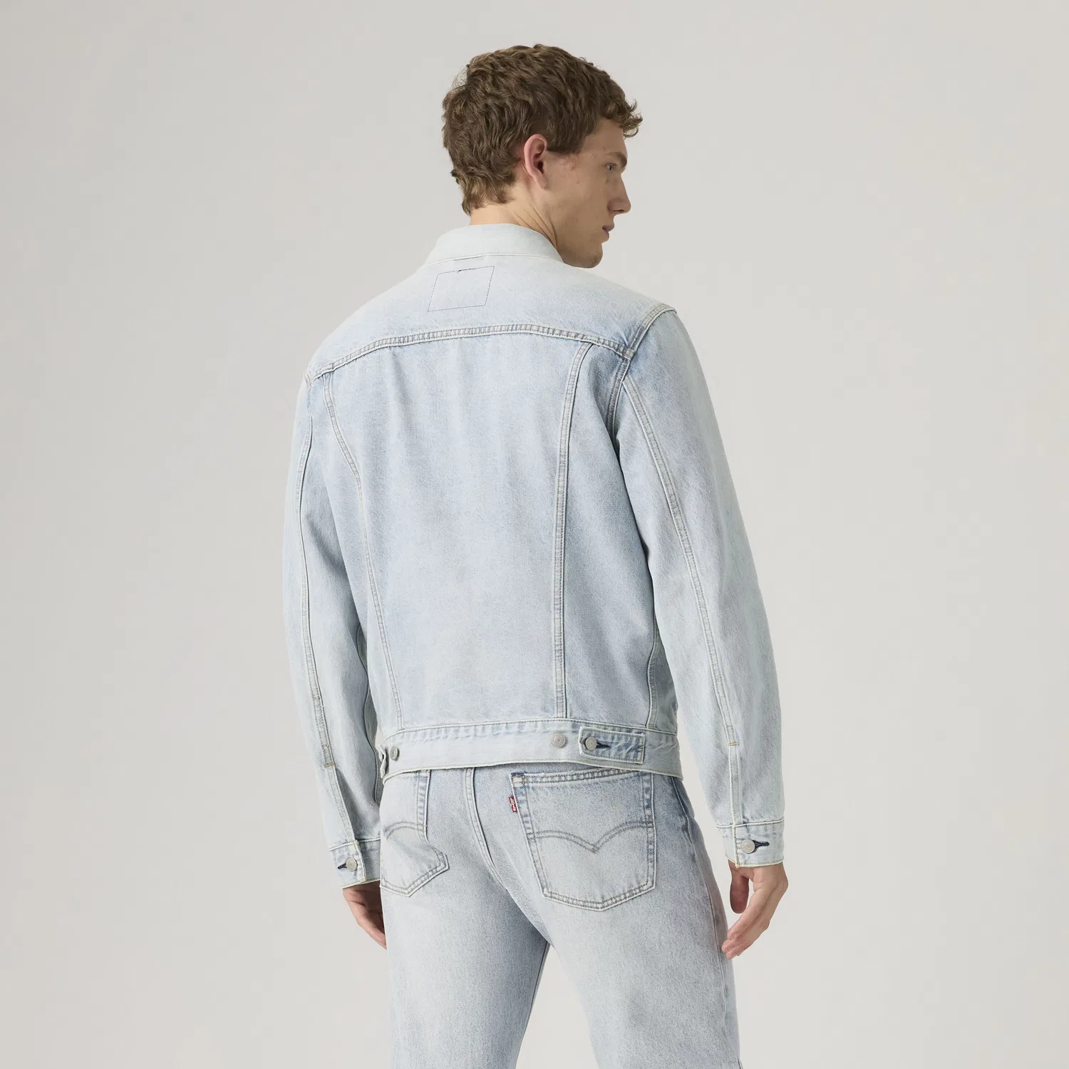 Куртка дальнобойщика Levi's, Light Wash — фото 4