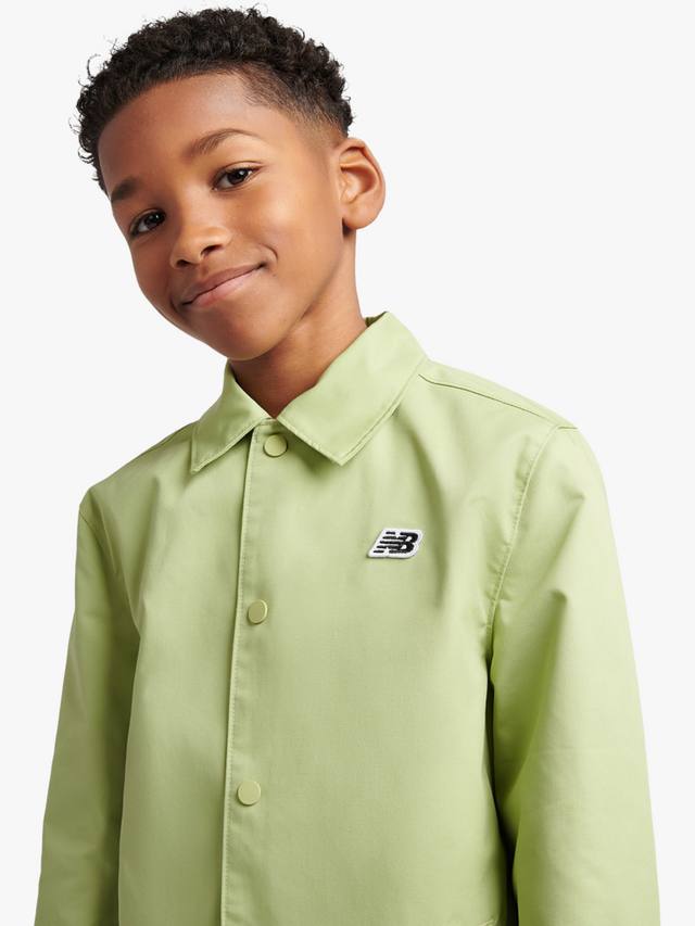 Детская премиум куртка Coach с водоотталкивающей пропиткой New Balance, Everglade Green — фото 4