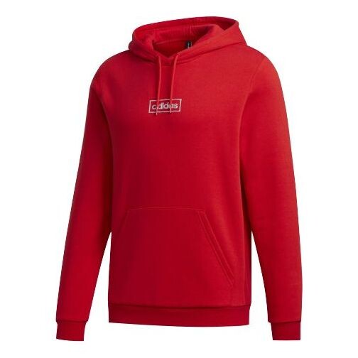 

Толстовка Men's adidas neo Series Small Logo Suede Red Pullover, красный