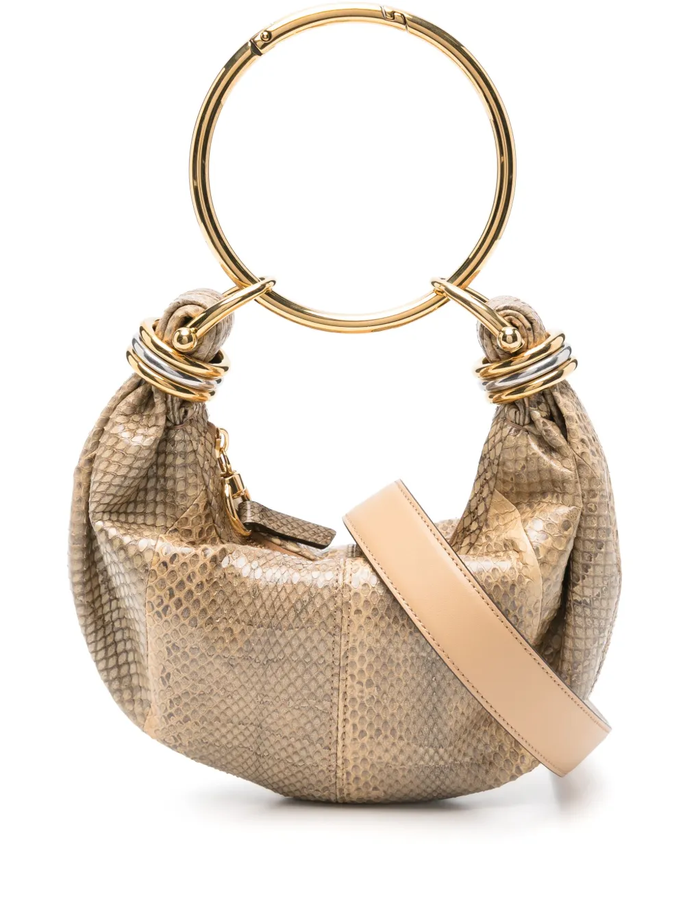 

Декорированная сумка на плечо Chloé, бежевый