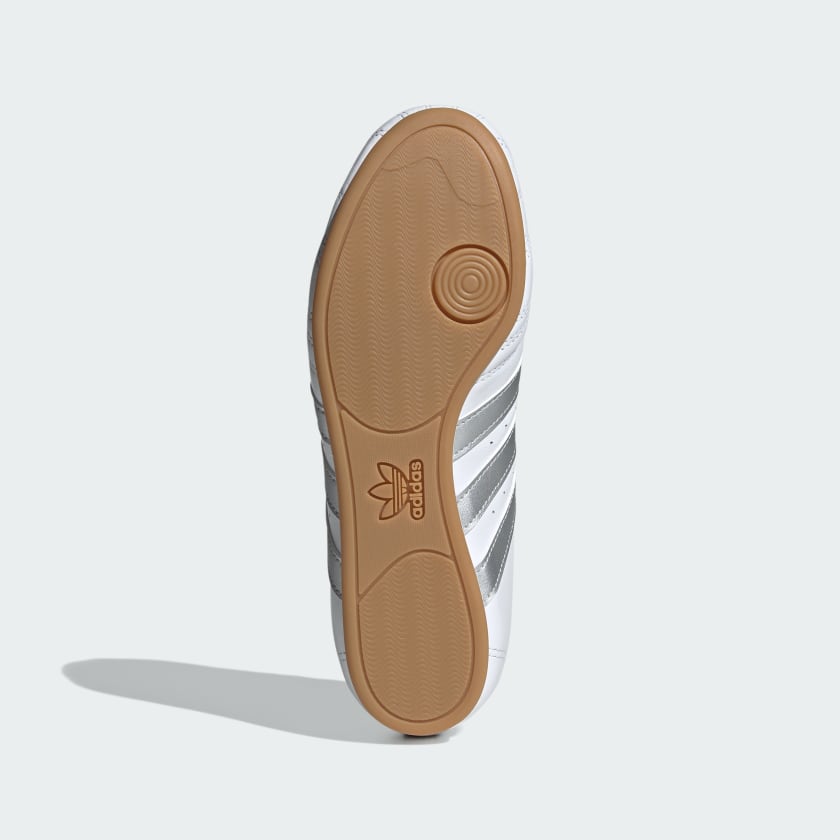 Женские кроссовки Adidas Adidas Taekwondo на шнурках, белый/металлик — фото 3