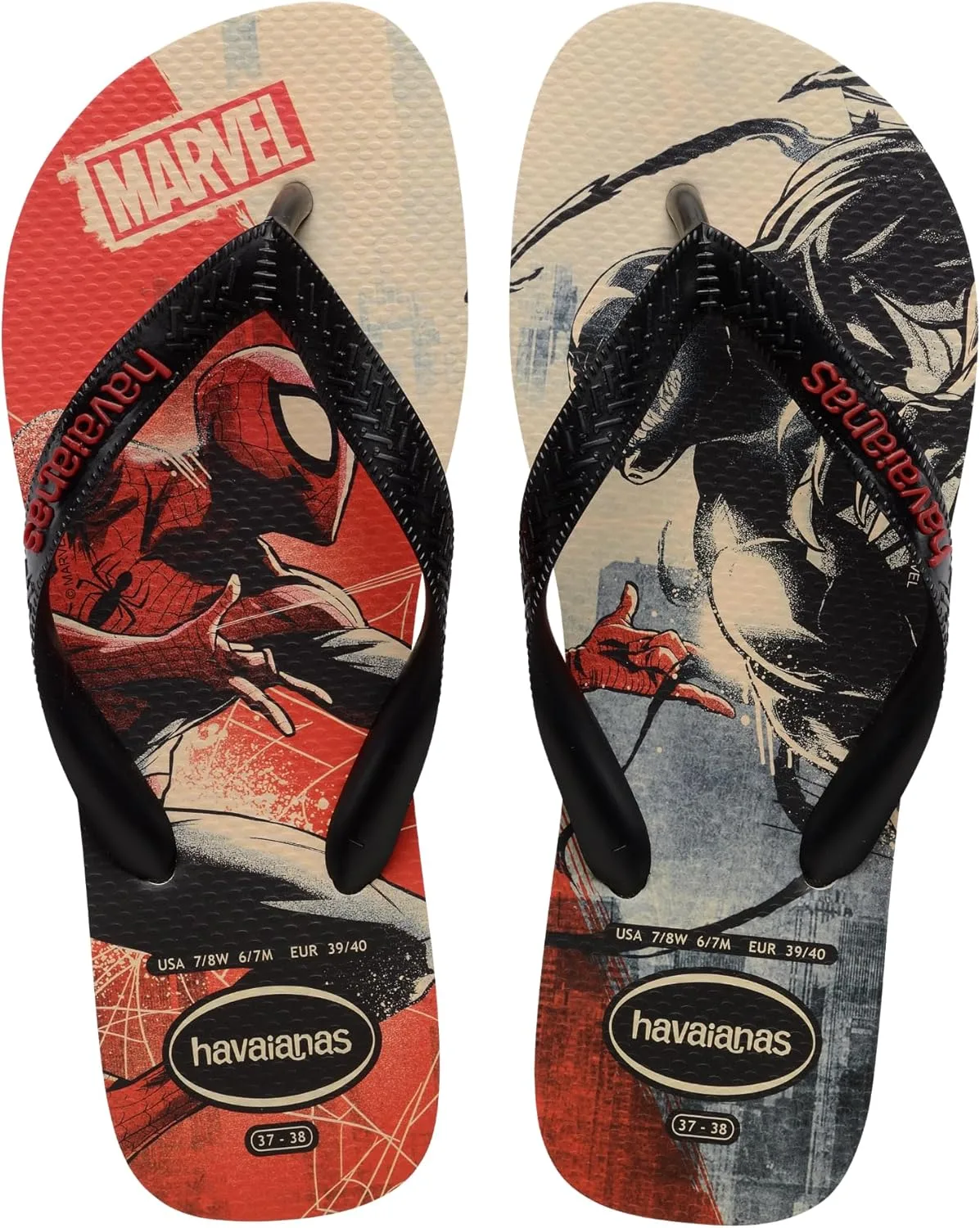 Шлепанцы Havaianas Marvel Classics, черный