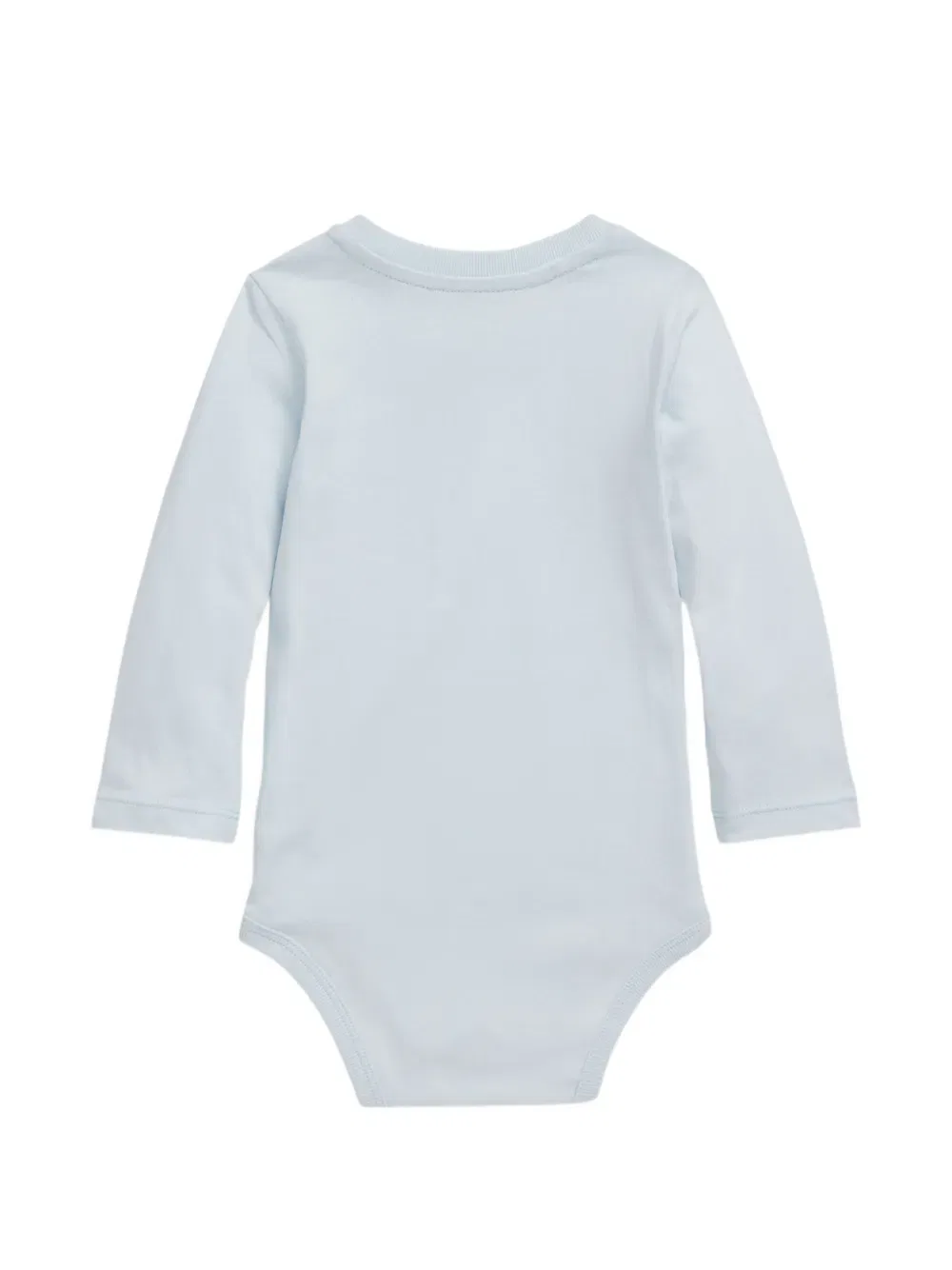Боди с длинными рукавами и вышитым логотипом Polo Ralph Lauren Kids, белый — фото 2