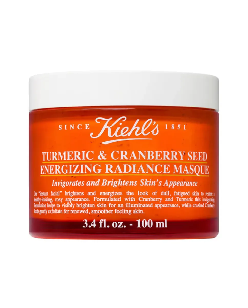 Энергизирующая маска для лица с клюквой Turmeric & Cranberry Seed Energizing Radiance Masque 100 мл Kiehl'S