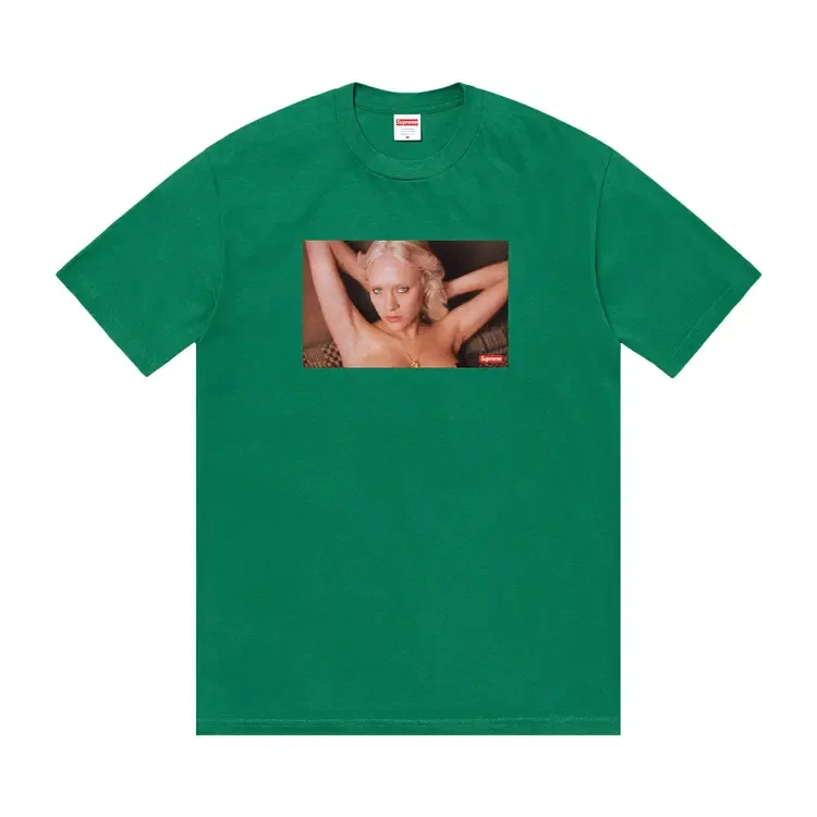 Футболка Supreme Gummo Dot Tee 'Light Pine', зеленый