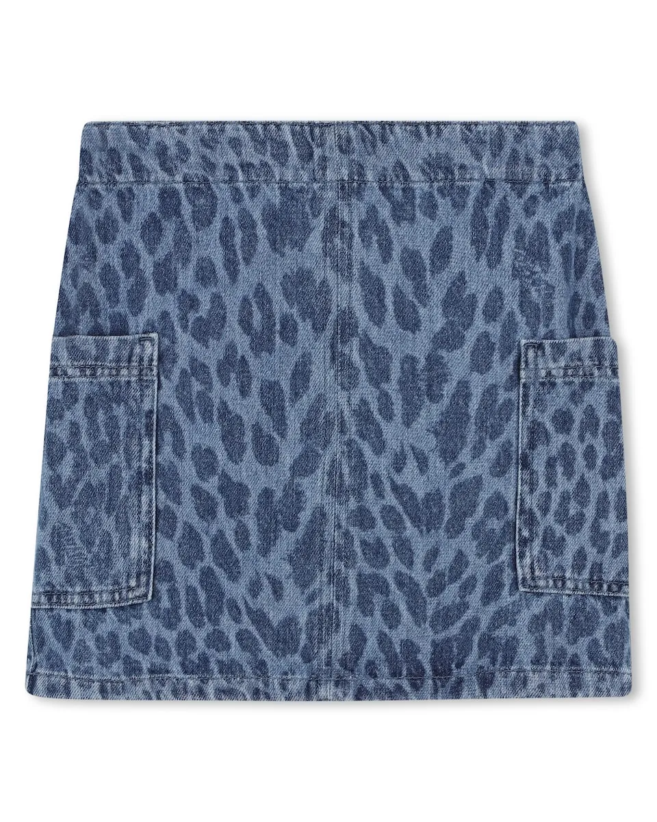 

Детская юбка синего цвета из хлопка Zadig & Voltaire