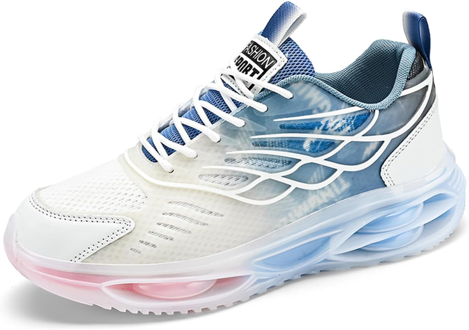 

Мужские модные кроссовки для тенниса, спортивные прогулочные туфли, с контрастным цветом, для тренировок и повседневной носки Spwagym, синий