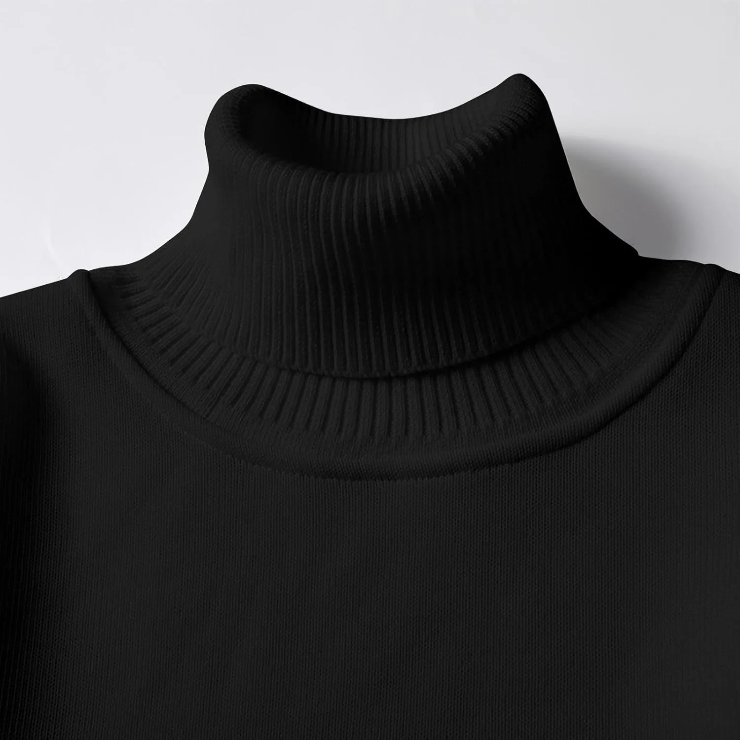 Мужской свитер Slim Fit с воротником-стойкой — фото 3