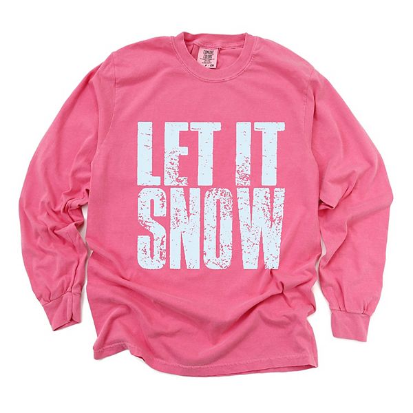 

Футболка с длинным рукавом Let it snow block distressed, окрашенная в стиле garment dyed Simply Sage Market, Crunchberry, Белый, Футболка с длинным рукавом Let it snow block distressed, окрашенная в стиле garment dyed Simply Sage Market, Crunchberry