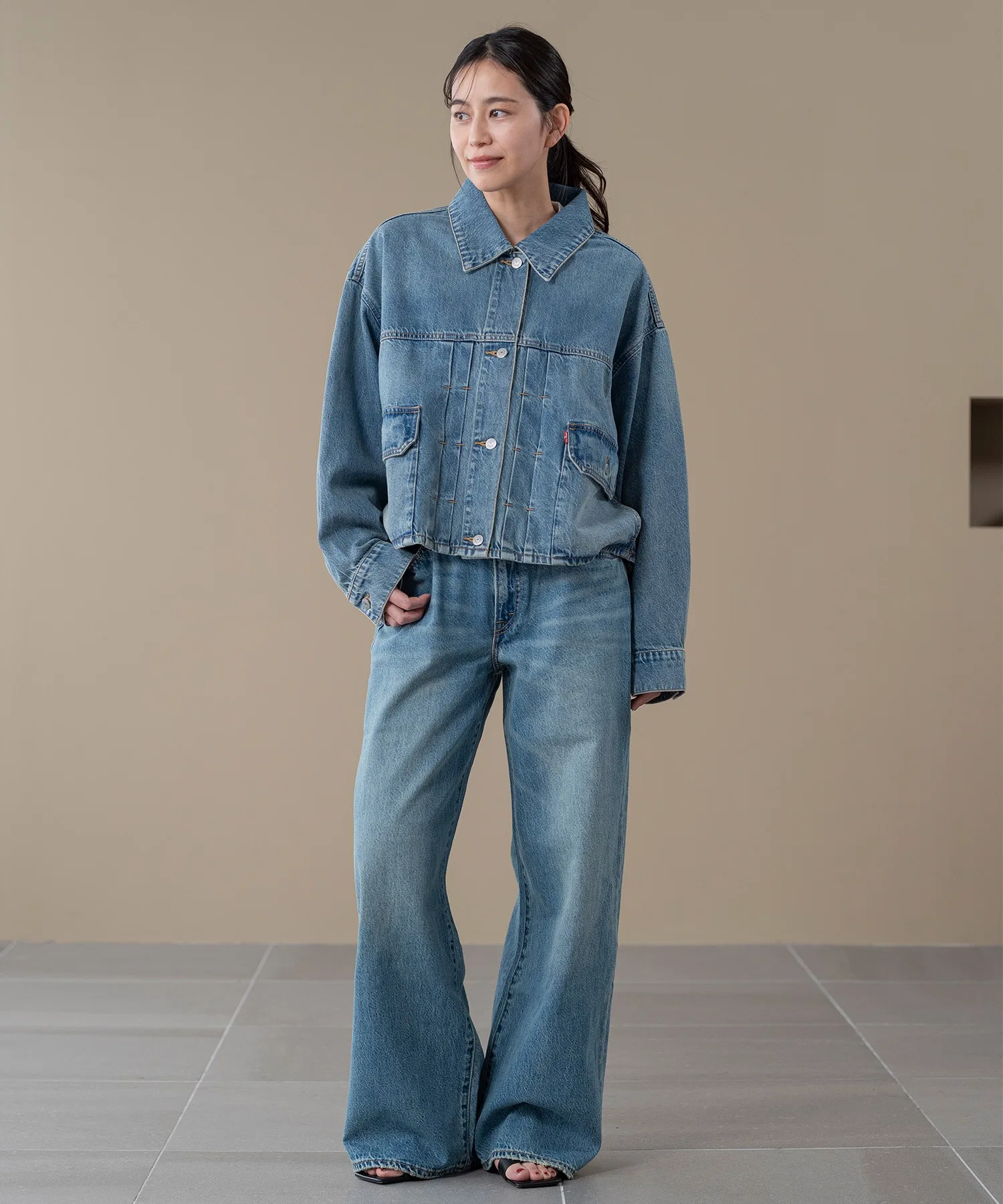 Укороченная куртка-тракер Levi's TYPE U — фото 4
