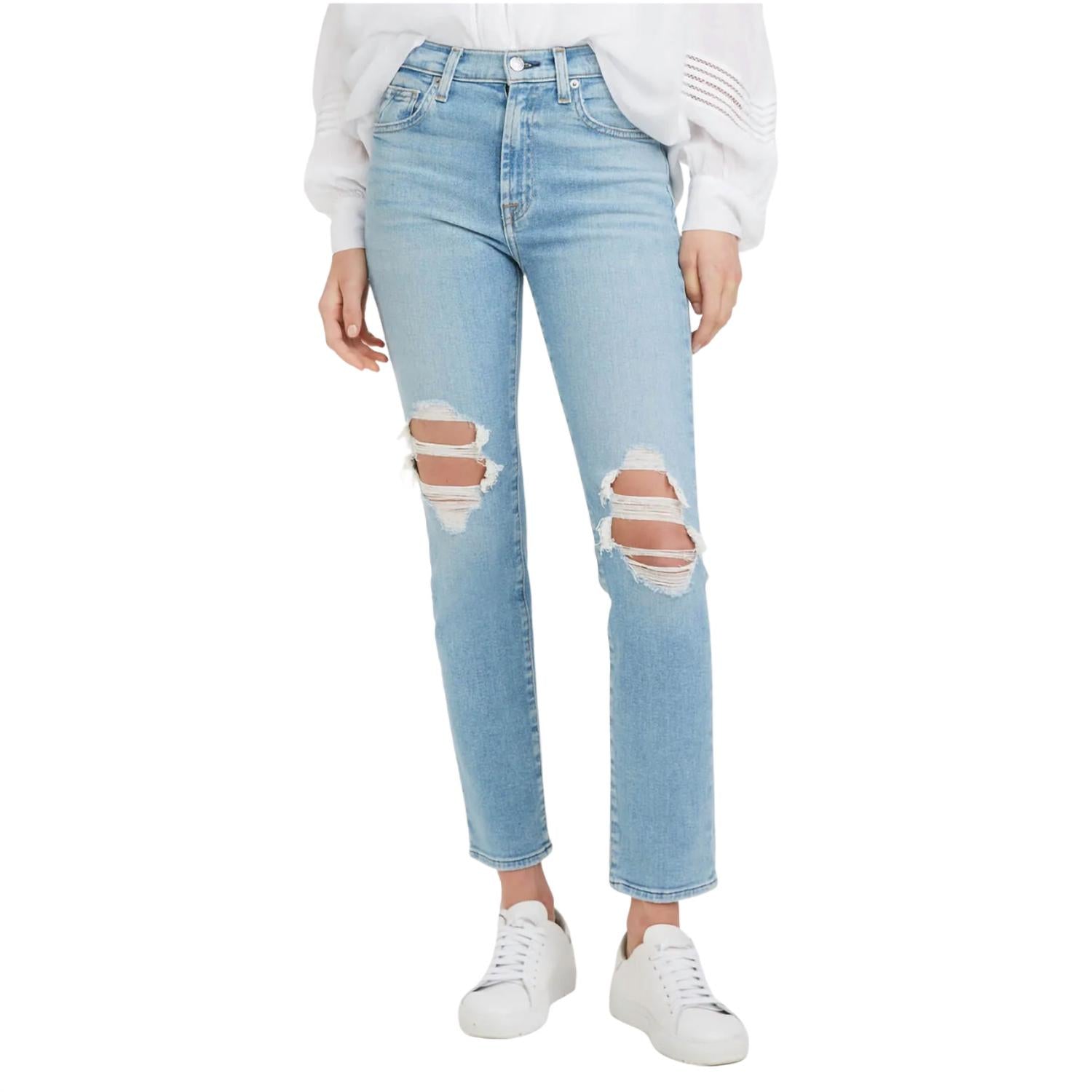

Джинсы Peggi Slim в Сьерра-Мадре 7 For All Mankind, цвет sierra madre