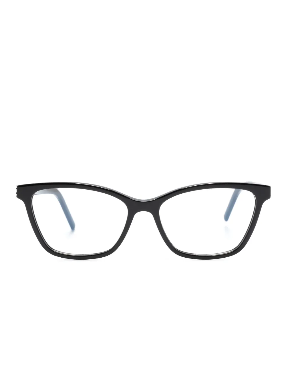 

Очки в прямоугольной оправе с логотипом Saint Laurent Eyewear, черный
