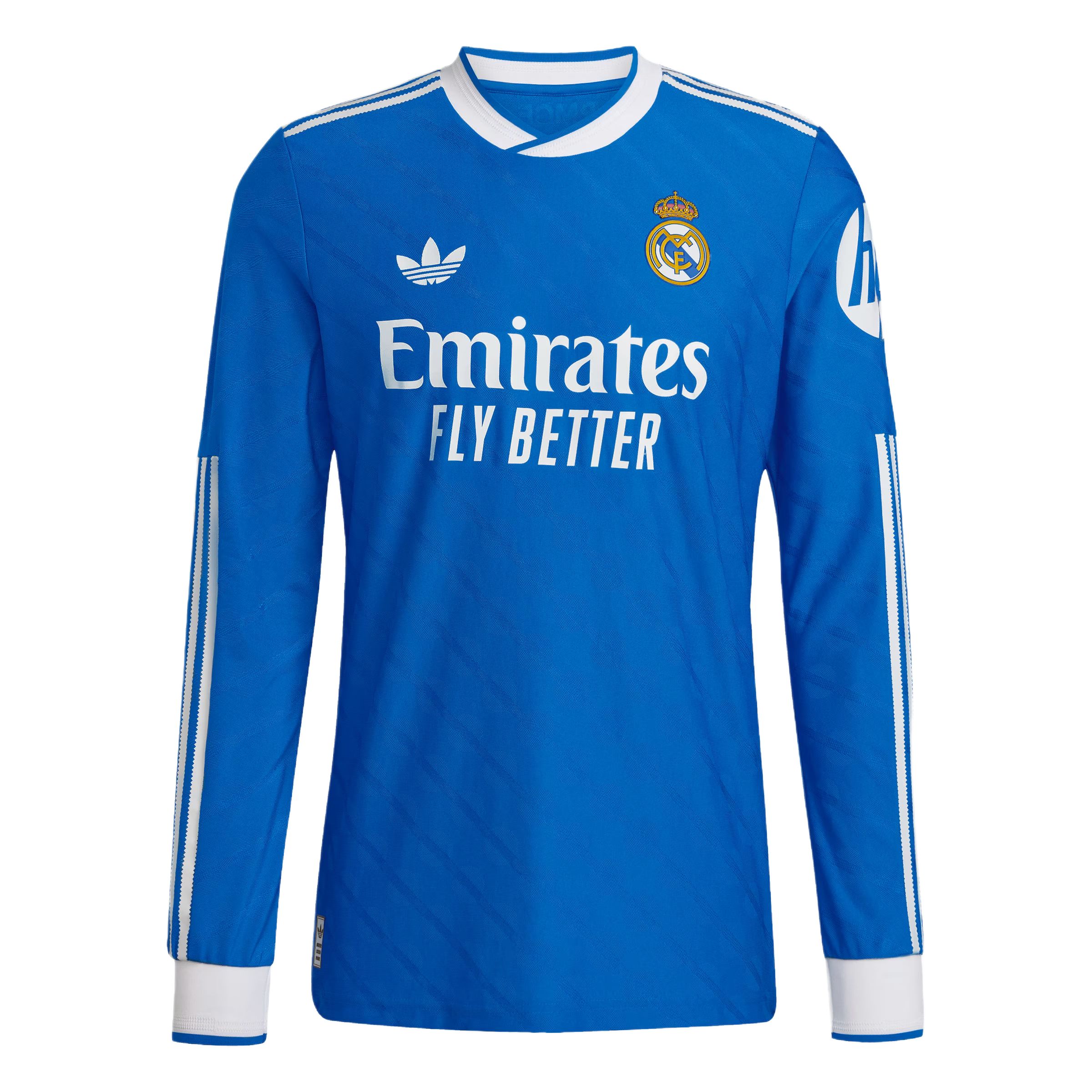 

Футболка Adidas Real Madrid 25/26 Third Authentic с длинным рукавом Adidas Originals, синий