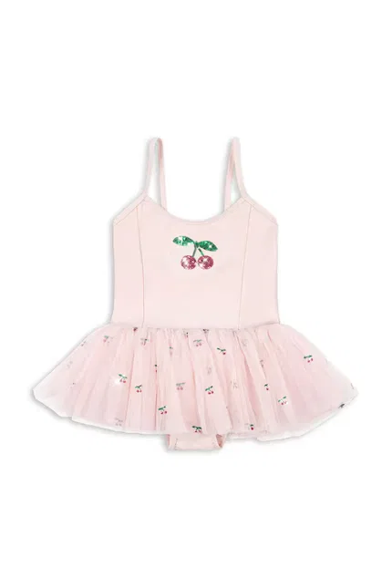 Платье мини расклешенное MARINA DRESS Konges Sløjd, розовый — фото 2