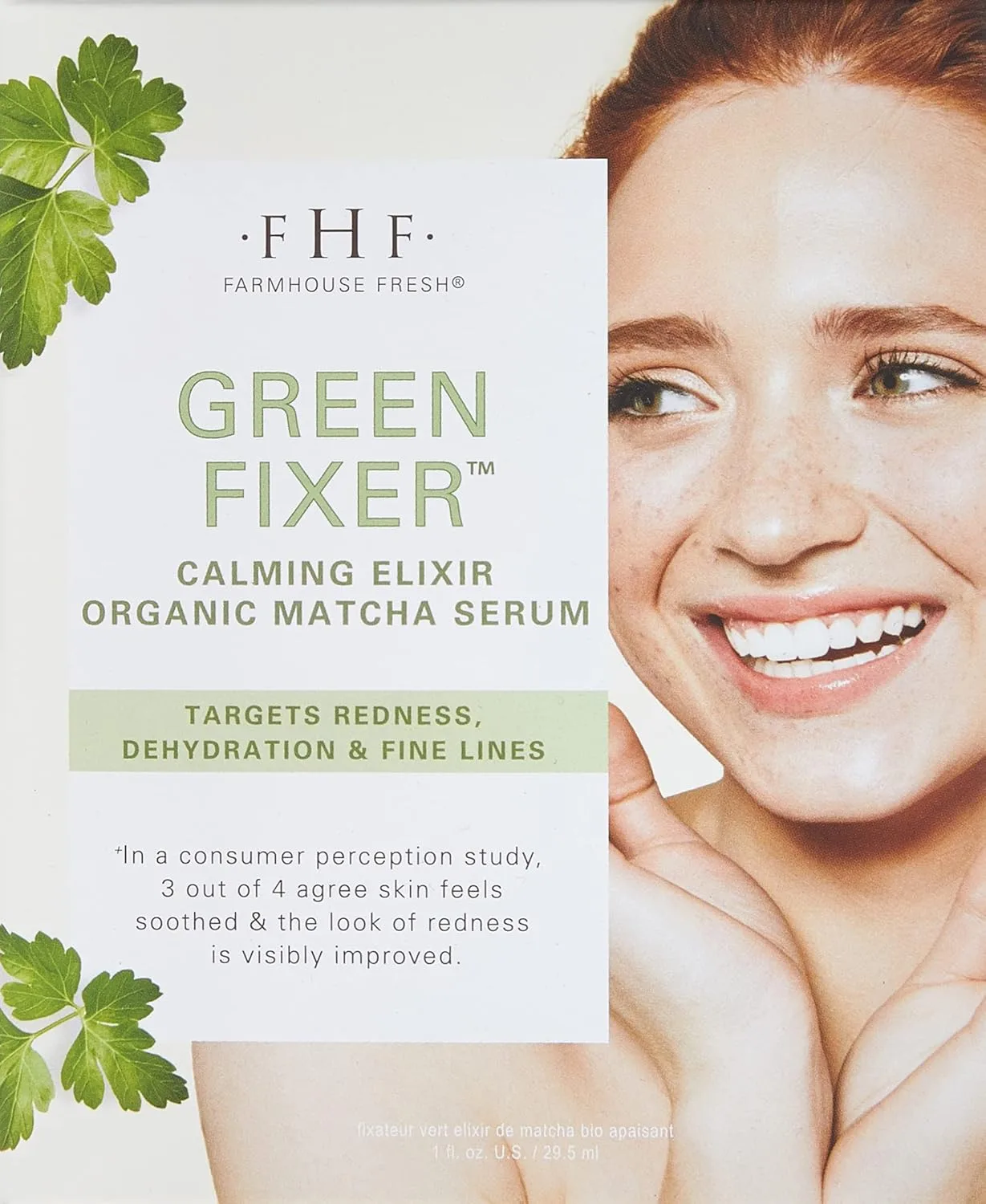 Сыворотка Farmhouse Fresh — Green Fixer Peptides Serum, успокаивающий эликсир с гиалуроновой кислотой и органическим, 30 мл — фото 2