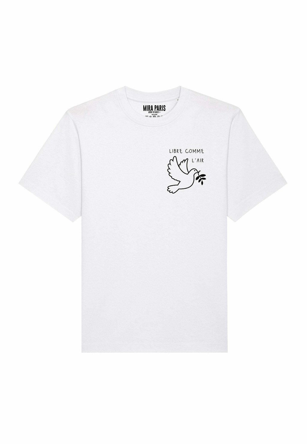 

Футболка с принтом LIBRE COMME L AIR UNISEX HEAVYWEIGHT Mira Paris, белый