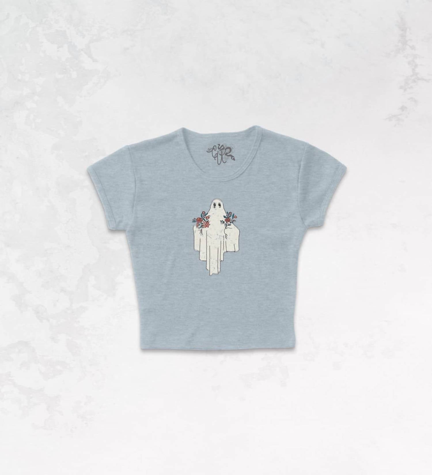 

Футболка Ghostie Girlie в цвете Heather Grey the Clandestine Underground