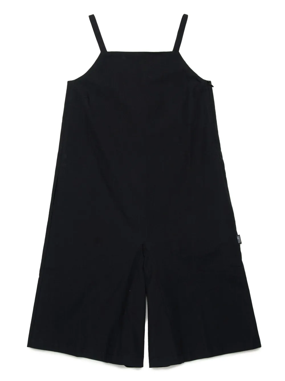 

Ромпер на тонких бретелях MM6 Maison Margiela Kids, черный