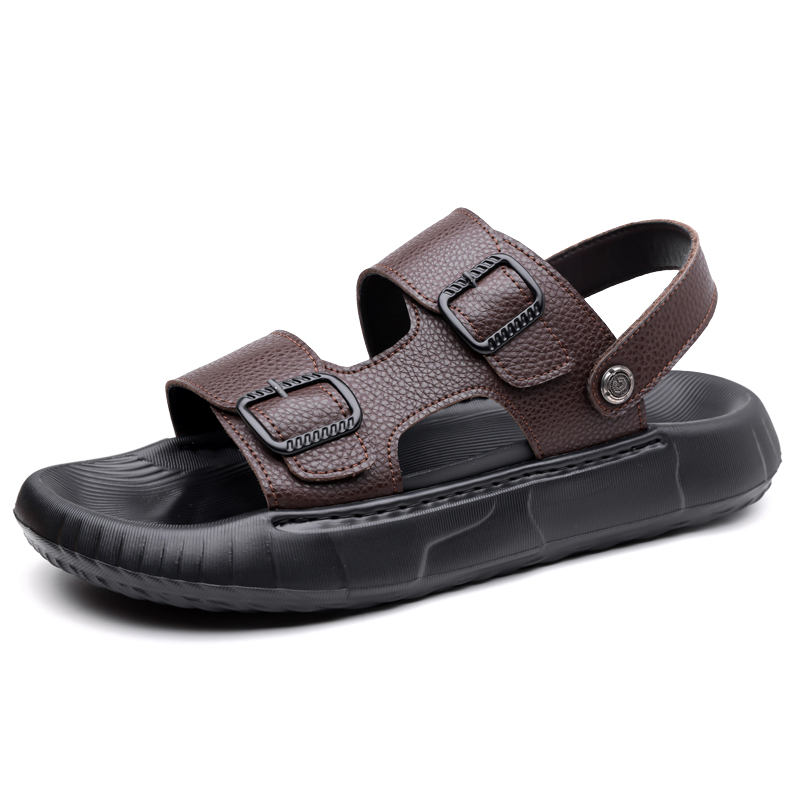 

Пляжные шлепанцы мужские Captain illy, коричневый