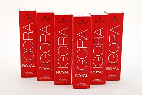 Краска для волос Igora Royal 7-1 от Schwarzkopf, 6 x 60 мл Igora Royal