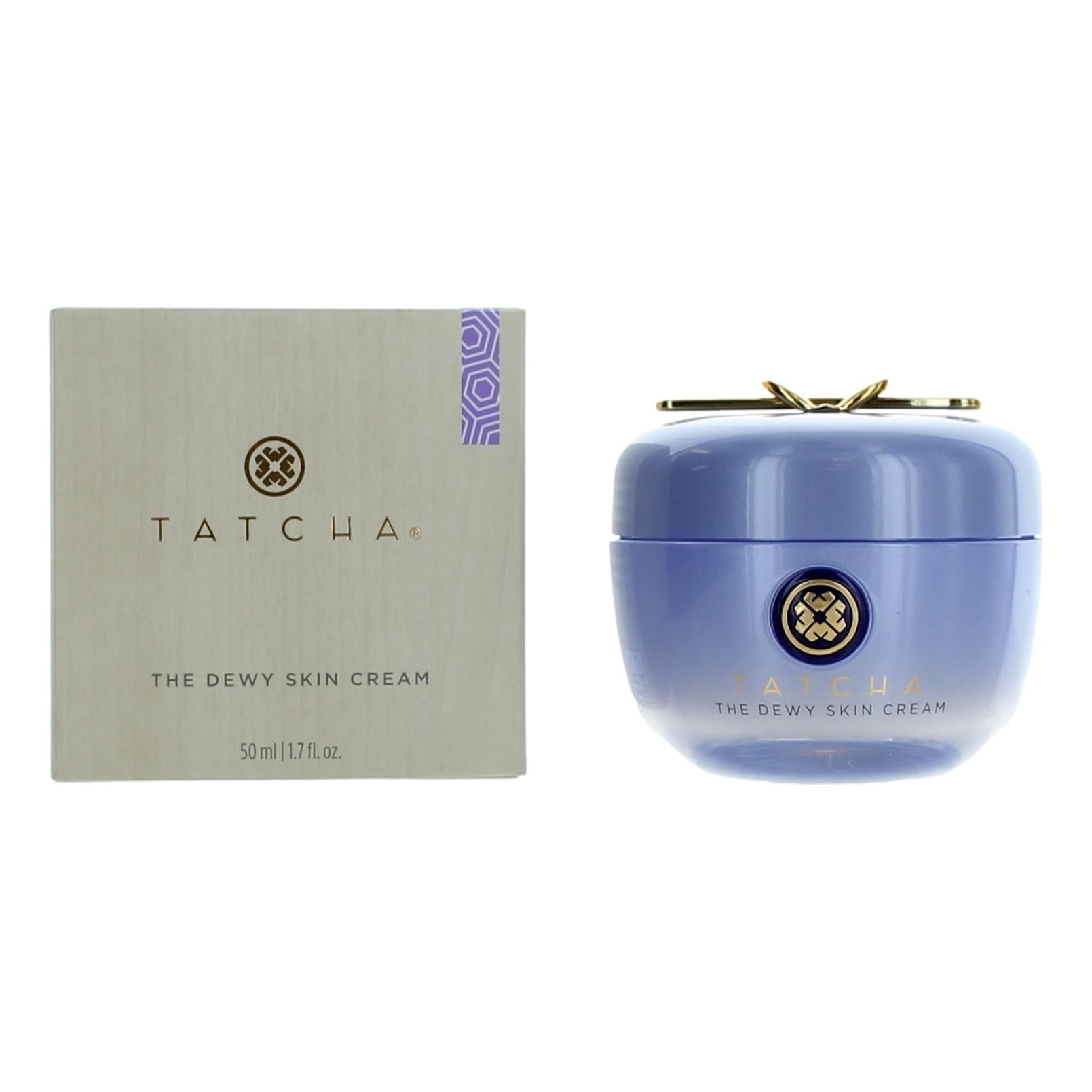 

Tatcha The Dewy Skin от Tatcha, 1,7 унции восстанавливающего и придающего объем увлажняющего крема Tatcha, Clear/Transparent