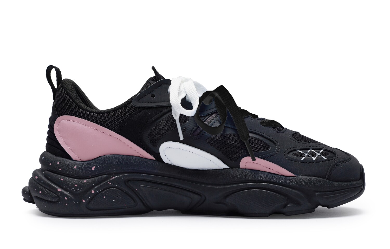 Кроссовки FILA Lifestyle Shoes Women's Low-top Gray Pink/white, черный — фото 3