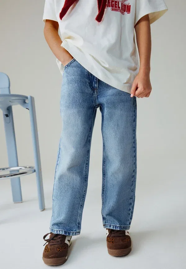 Джинсы Regular fit straight leg Next, mid blue denim — фото 2