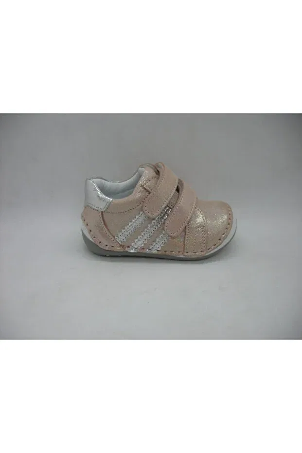 Детские кожаные ортопедические туфли для первых шагов Toddler, Pink