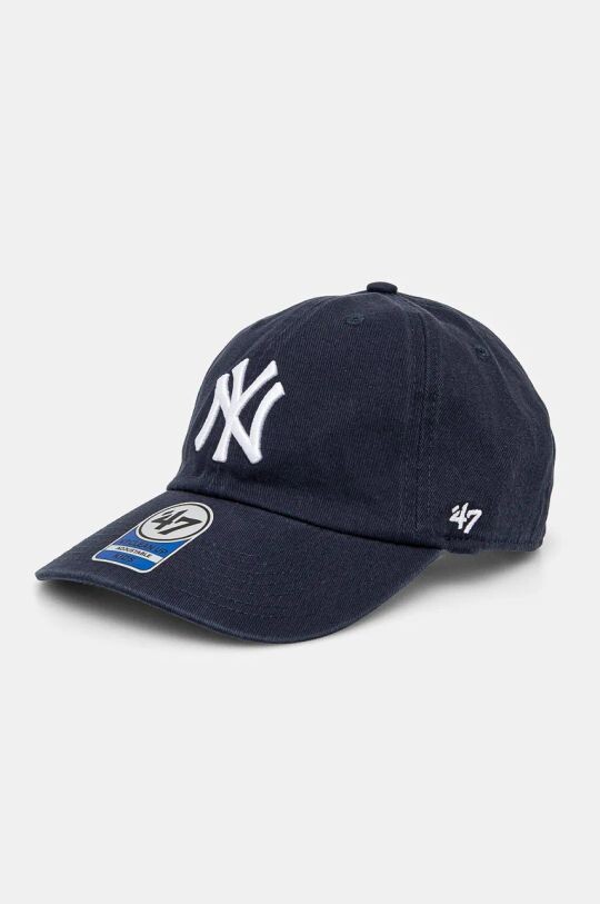 

Детская хлопковая бейсболка MLB New York Yankees 47 brand, темно-синий