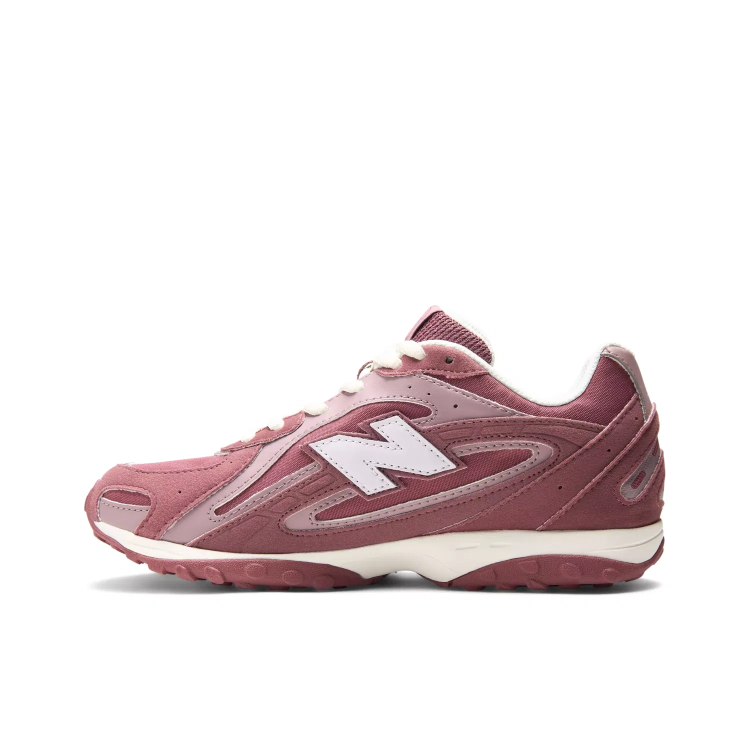 Детские кроссовки низкие с шнуровкой 204L New Balance, Horizon Grey With Washed Burgundy — фото 3