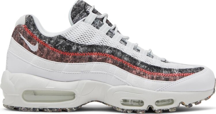 

Кроссовки Nike Air Max 95 M2Z2 'Recycled Wool Pack - White Bright Crimson', белый