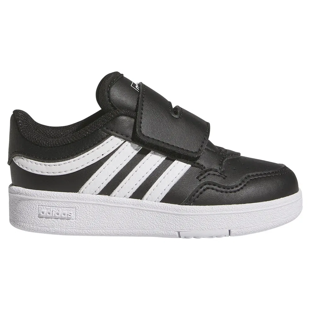 Детские кроссовки для девочек с липучкой Hoops 4.0 Adidas, Black