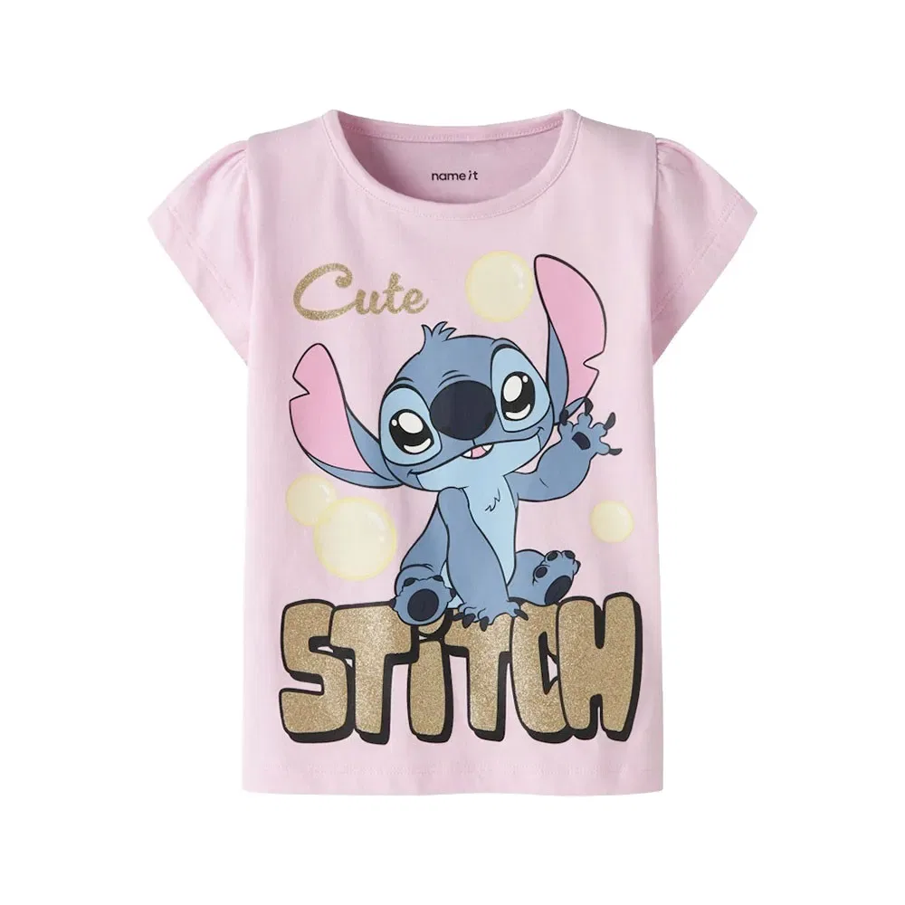 Футболка с коротким рукавом Fuba Stitch Name It, розовый