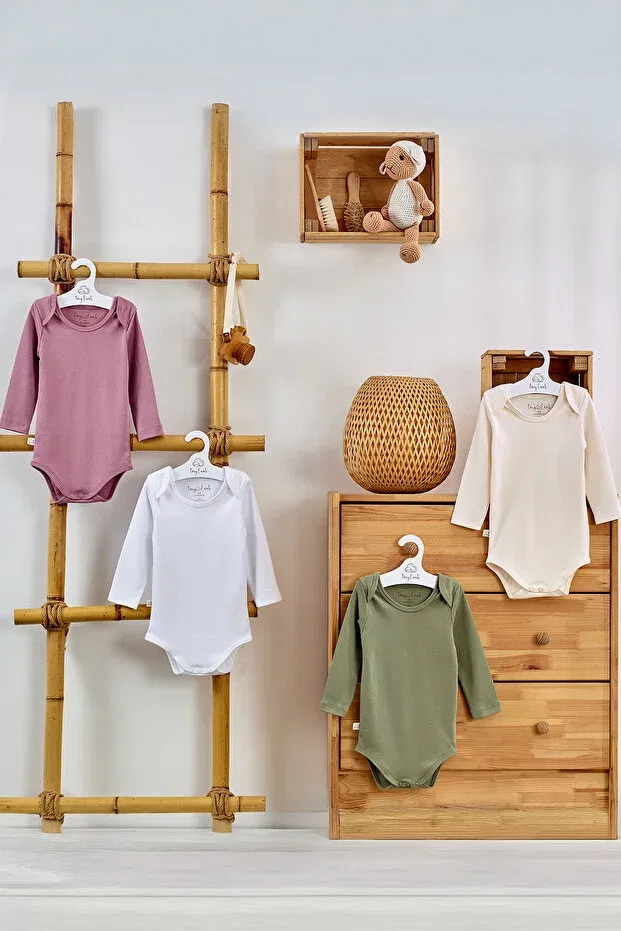 Детский комплект боди с длинным рукавом Tinylamb, Softly Colors