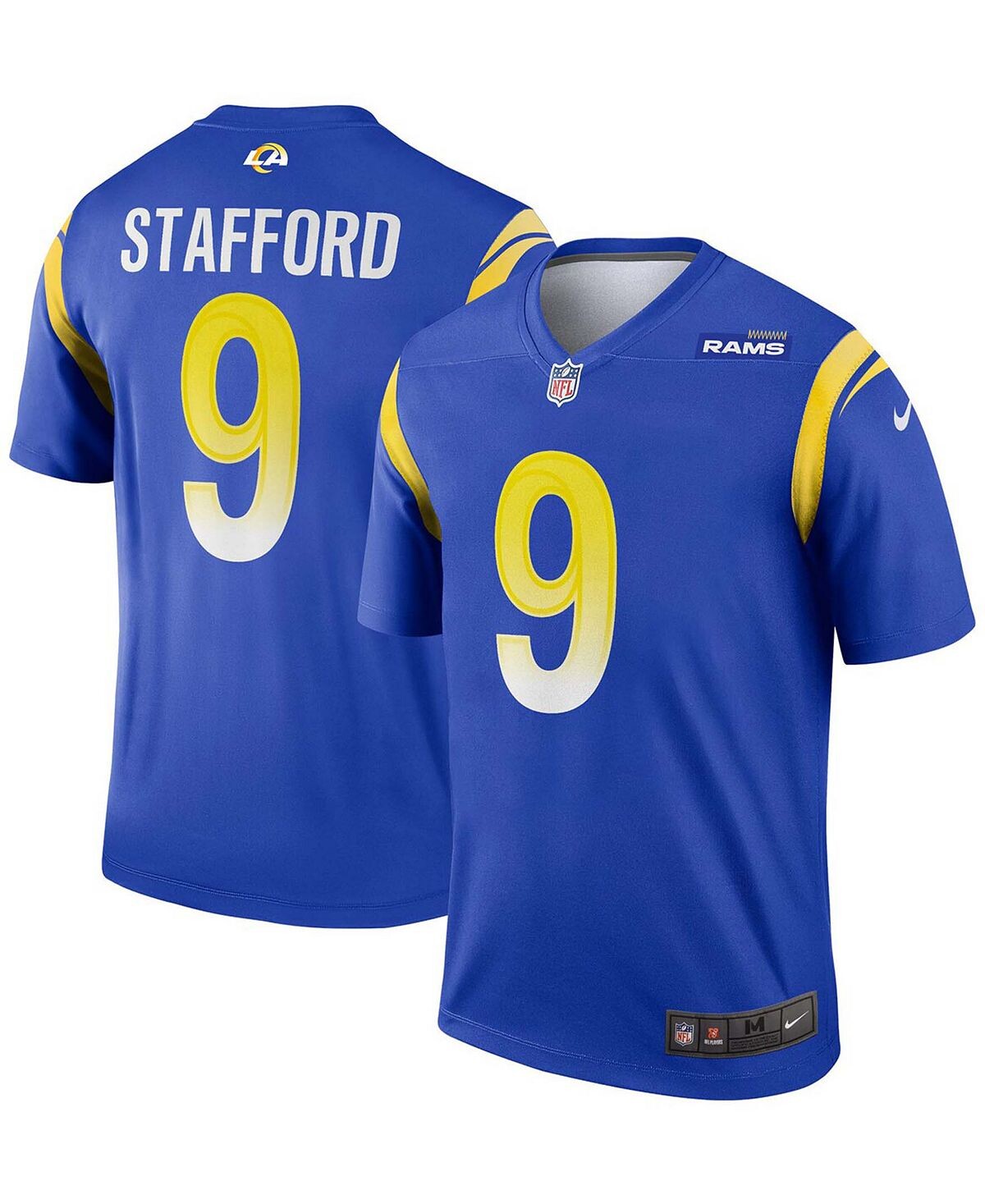 

Мужская футболка matthew stafford royal los angeles rams legend Nike