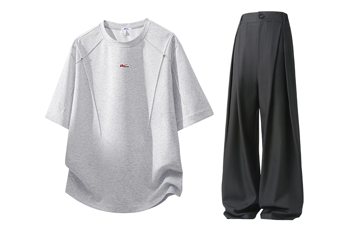 Детский спортивный комплект из 2 предметов с нашивками Casual Sportswear Unisex WARRIOR