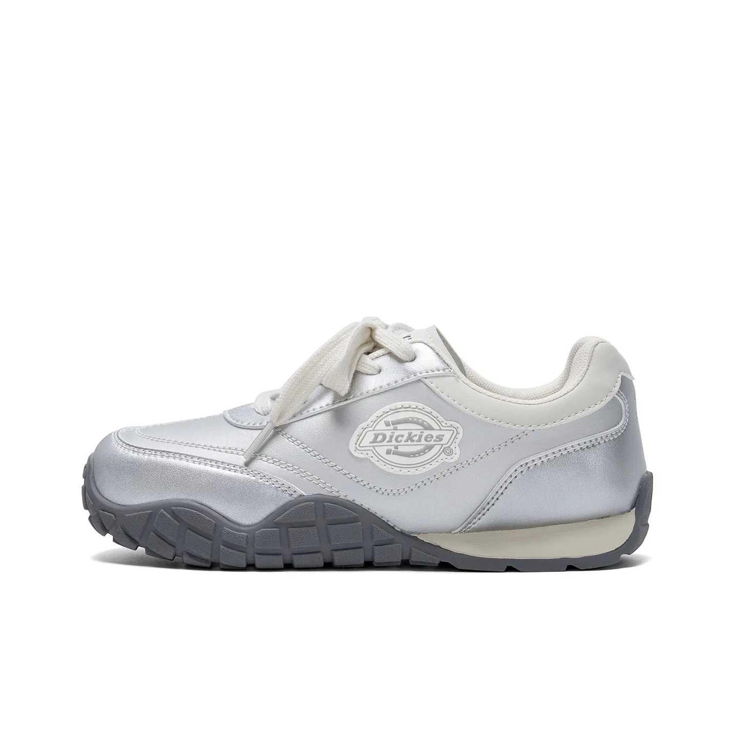 Детские кроссовки для скейтбординга с завышенной подошвой Dickies, Space Silver