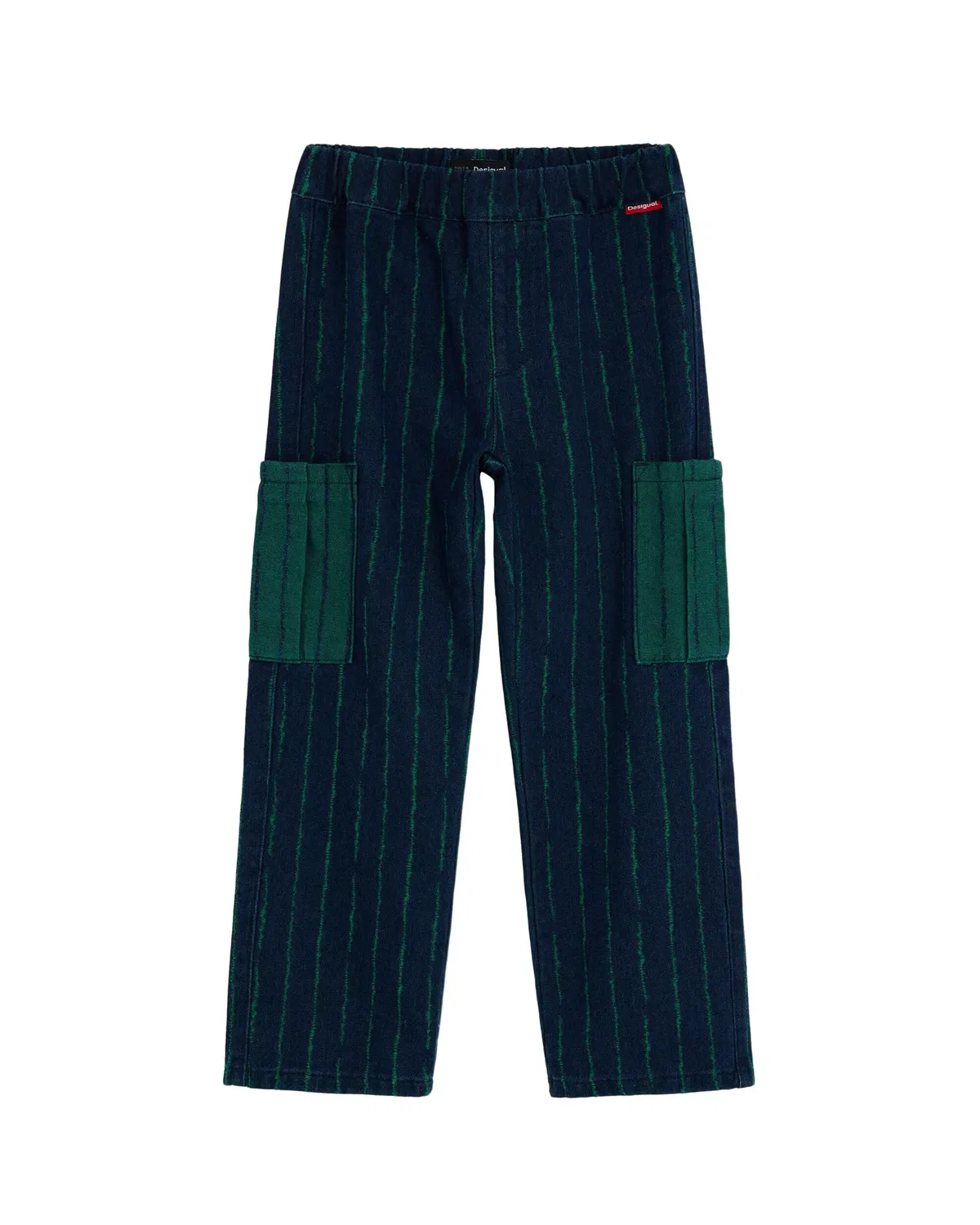 Детские джинсы для мальчиков с принтом Desigual, Azul / Verde