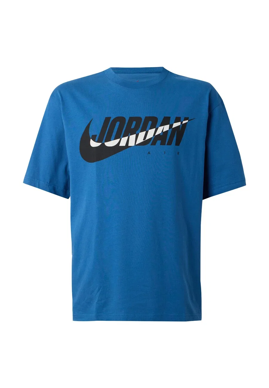 Футболка Jordan 'Brooklyn Essentials' в сине-белом цвете